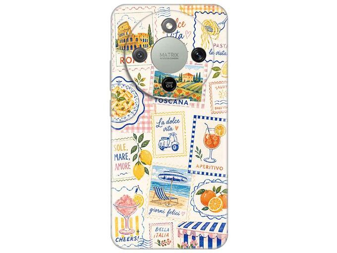 Maska za telefon Honor Magic 8 Lite Silikonska Print