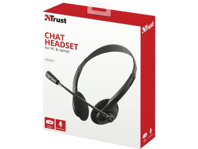 Trust Žične slušalice Primo Chat Headset 3.5mm