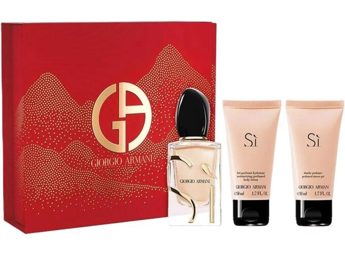 Giorgio Armani Si Giftset (50ml EDP + 50ml BL + 50ml SG)