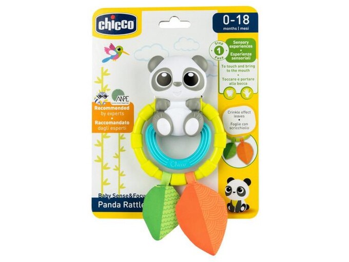 Chicco senzorna zvečka-glodalica za bebe Panda - A081535