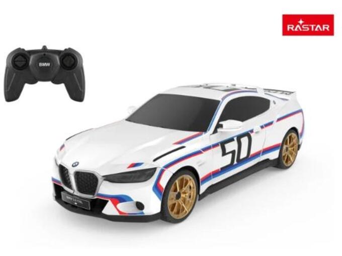Rastar RC BMW 3.0 CSL automobil za decu sa daljinskim upravljačem 1:24 White - A087376