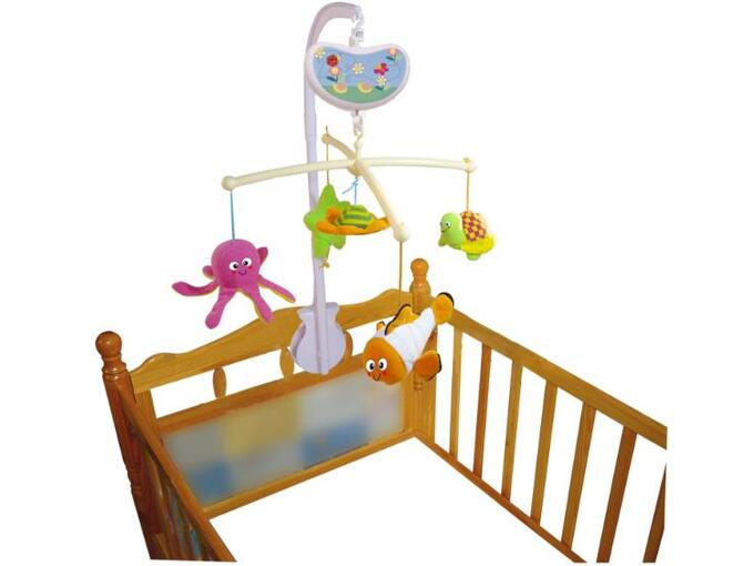 Biba Toys muzička vrteška za krevetac sa morskim životinjama