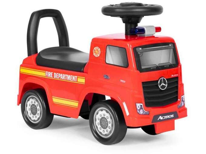 ECOTOYS guralica za decu Mercedes vatrogasac Red